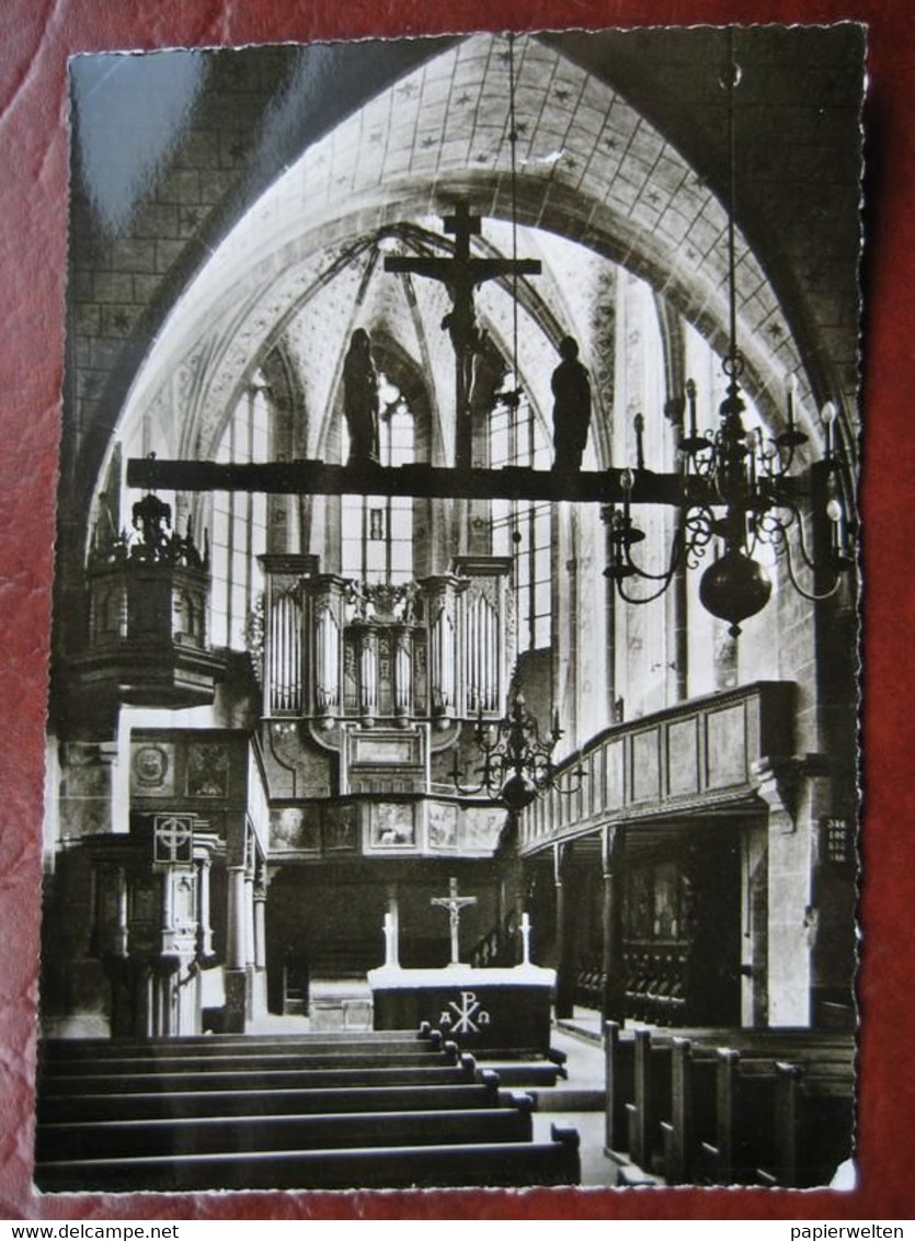 Alsfeld (Vogelsbergkreis) - Walpurgiskirche: Innen / Orgel - Alsfeld