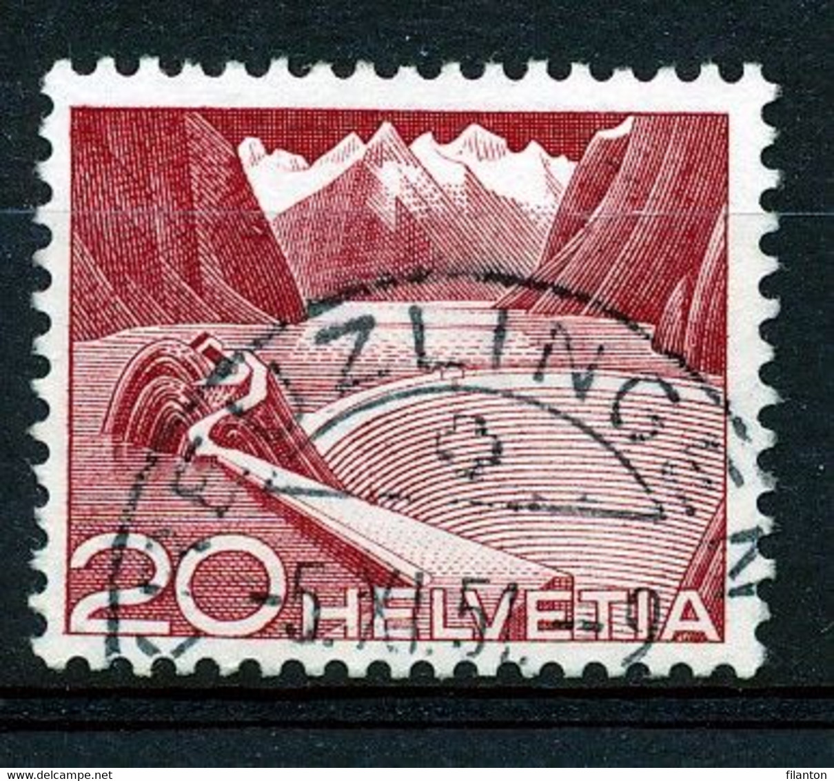 HELVETIA - Mi Nr 533 II  - "KREUZLINGEN" - (ref. 3118) - Sonstige & Ohne Zuordnung