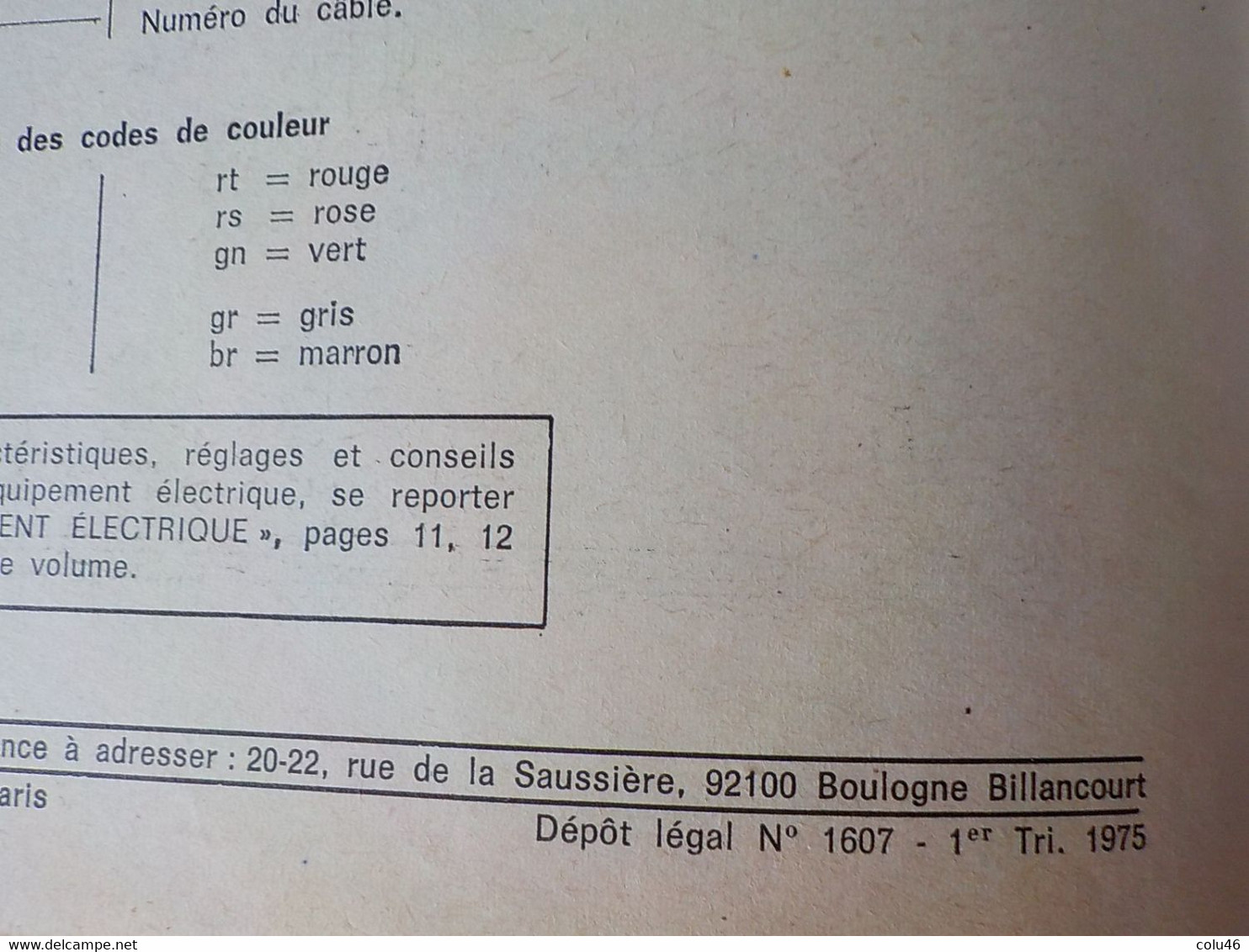 1975 Revue technique automobile Ford Capri 1300 1500 1700 2000 2300 Boulogne Billancourt Ford Allemagne