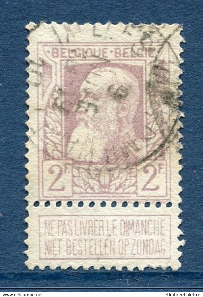 ⭐ Belgique - YT N° 80 - Oblitéré - 1905 ⭐ - 1905 Grosse Barbe