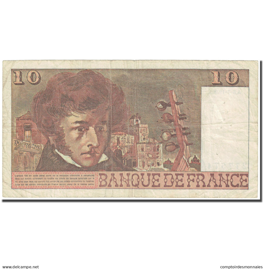 France, 10 Francs, 1978, 1978-07-06, B, KM:150c - 10 F 1972-1978 ''Berlioz''