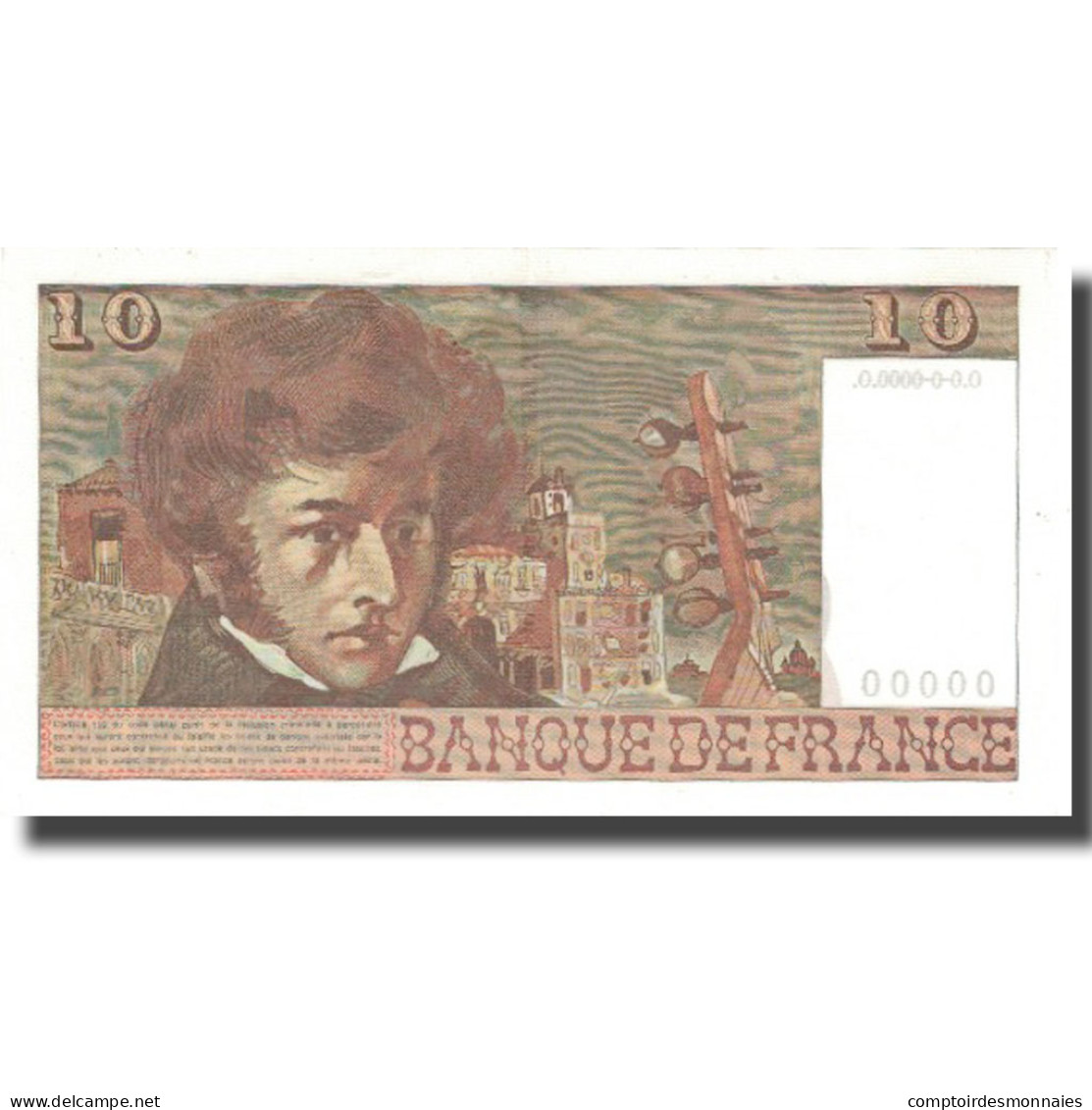 France, 10 Francs, Berlioz, SUP, Fayette:63.0, KM:150s - 10 F 1972-1978 ''Berlioz''