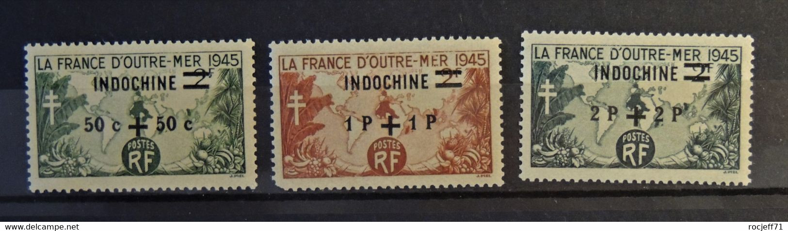 04 - 21 / Indochine N° 297 - 298 - 299 ** - Ungebraucht