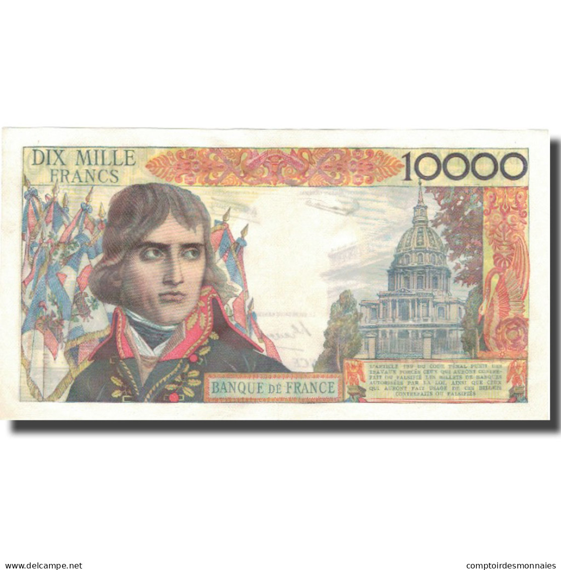 France, 10,000 Francs, Bonaparte, 1955, 1955-12-01, TTB+, Fayette:51.8, KM:136a - 10 000 F 1955-1958 ''Bonaparte''