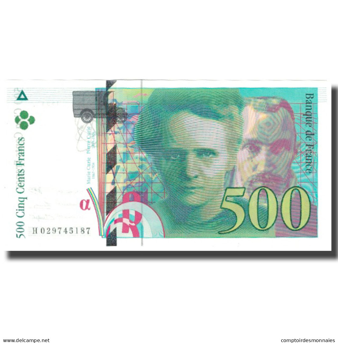 France, 500 Francs, Pierre Et Marie Curie, 1994, 1994, NEUF, Fayette:76.01 - 500 F 1994-2000 ''Pierre Et Marie Curie''