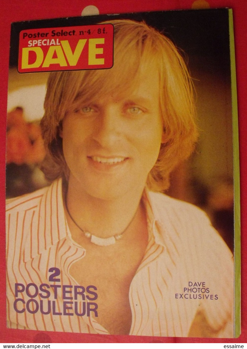 Poster Select N° 4 Spécial Dave. Vers 1975. - Affiches & Posters