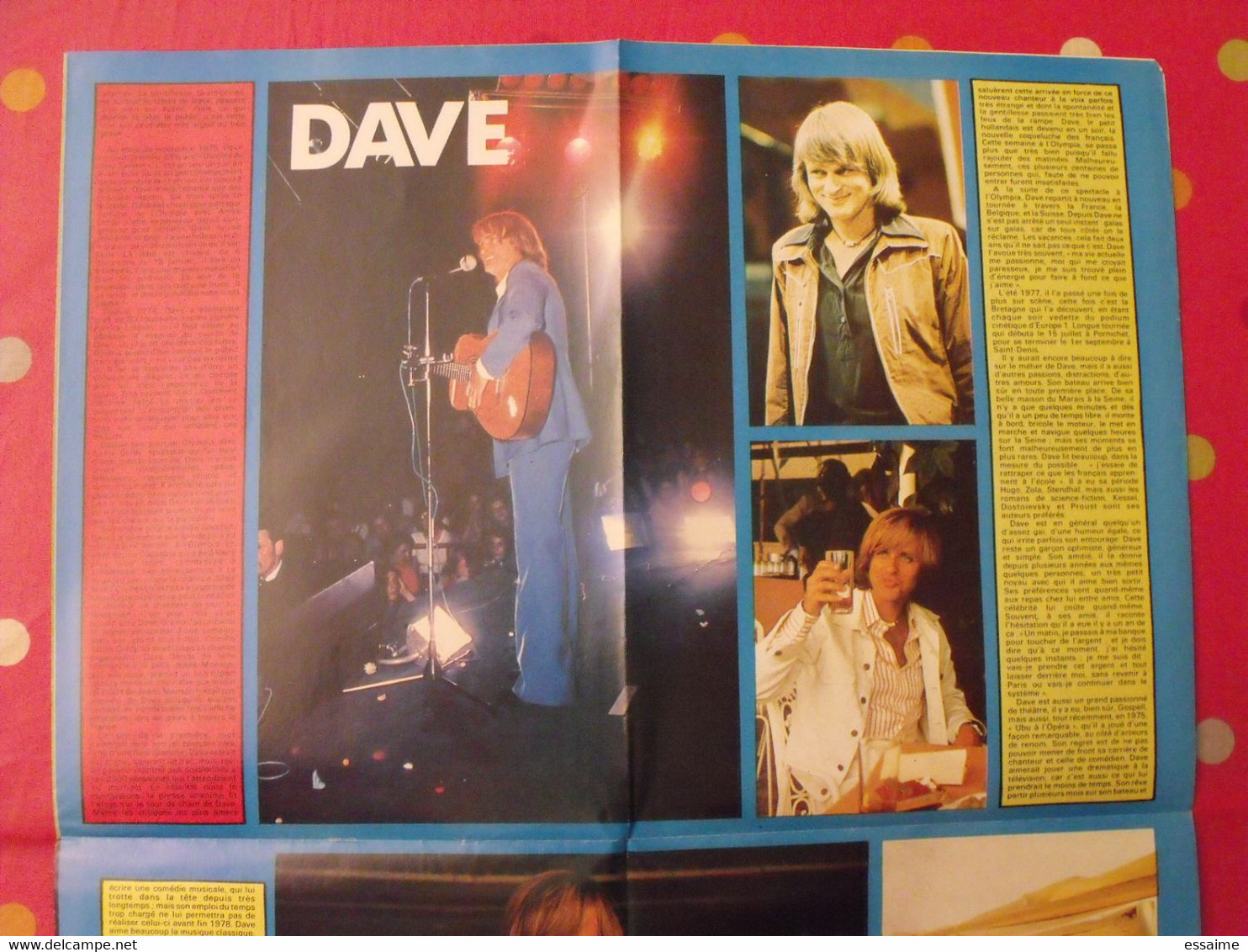 Poster Select N° 4 Spécial Dave. Vers 1975. - Posters