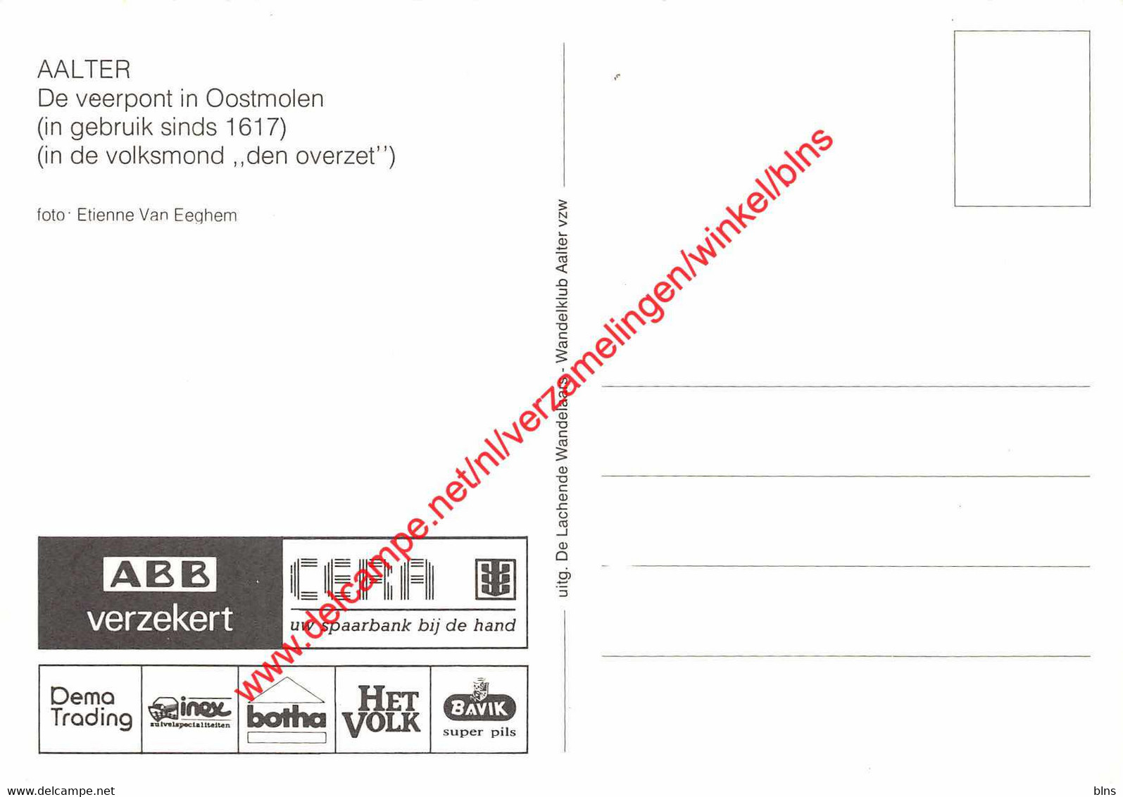 De Veerpont In Oostmolen - Aalter - Aalter