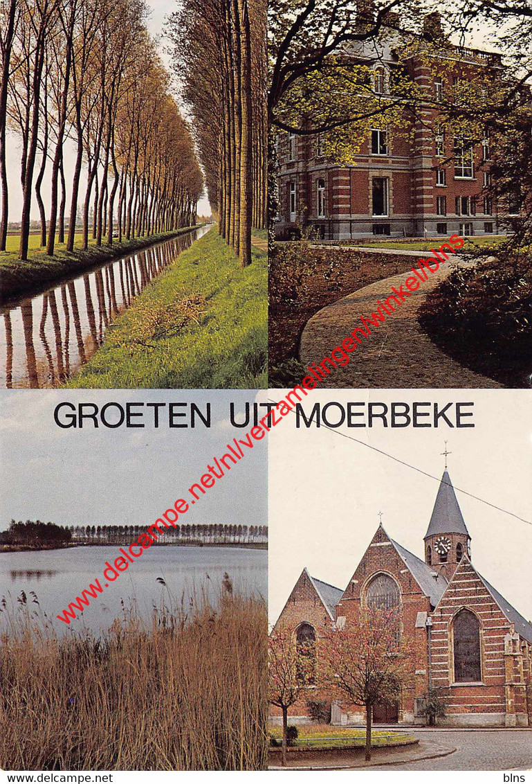 Groeten Uit Moerbeke - Gemeentehuis Eksaarde Dam - Moerbeke-Waas - Moerbeke-Waas