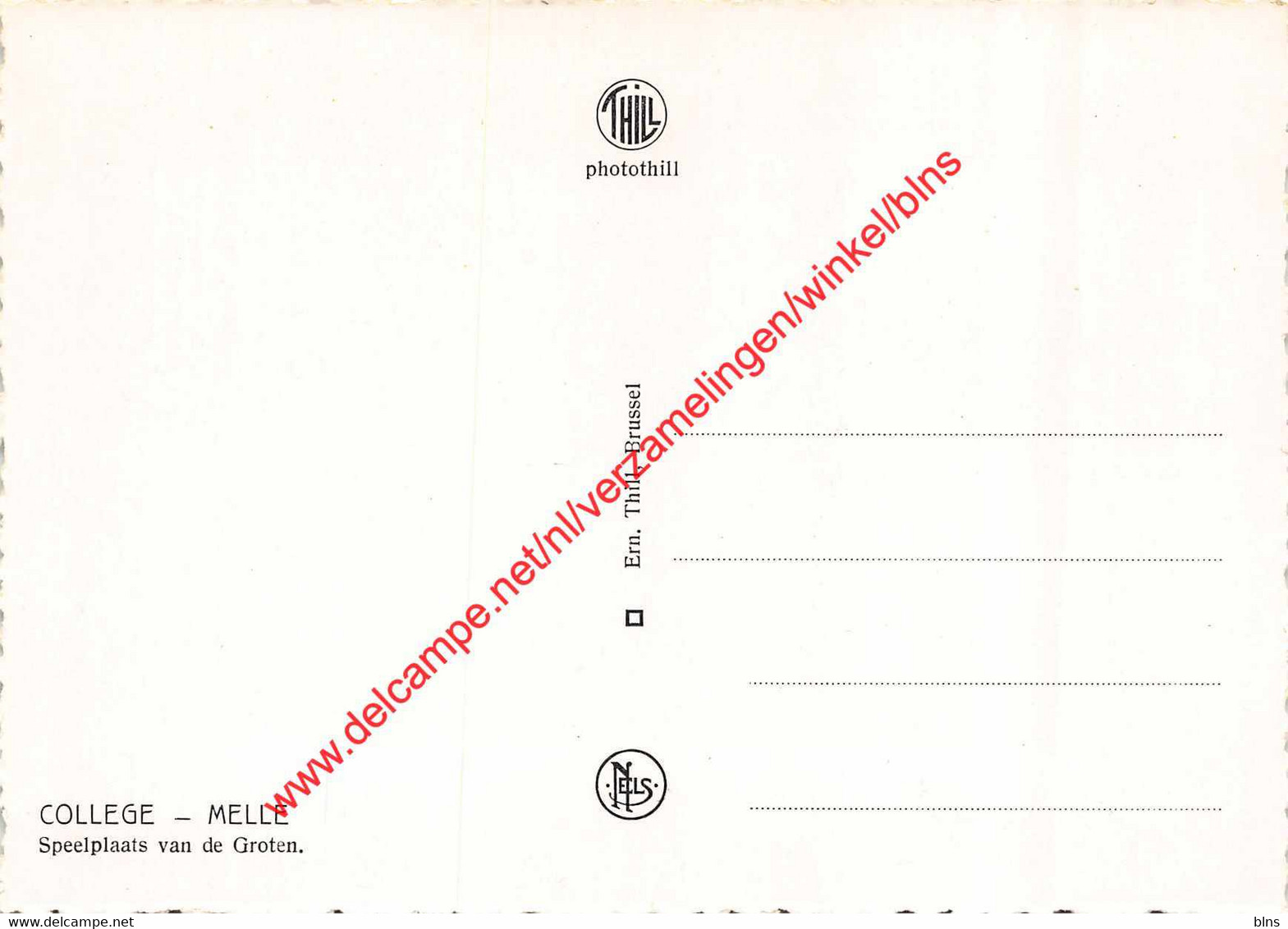 College - Speelplaats Van De Groten - Melle - Melle