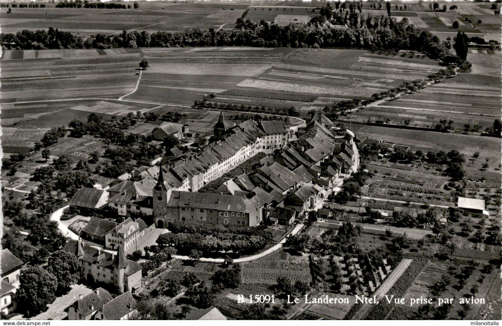 Le Landeron - Vue Prise Par Avion (15091) - Le Landeron