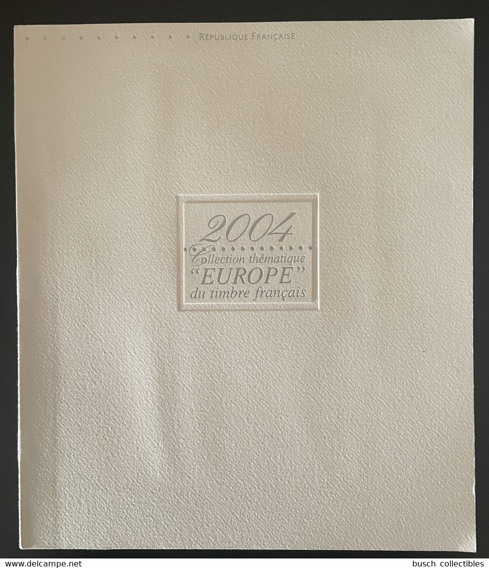 France 2004 Collection Thématique Europe Du Timbre Français Ministère Affaires Etrangères Affaires Européennes - Documentos Del Correo