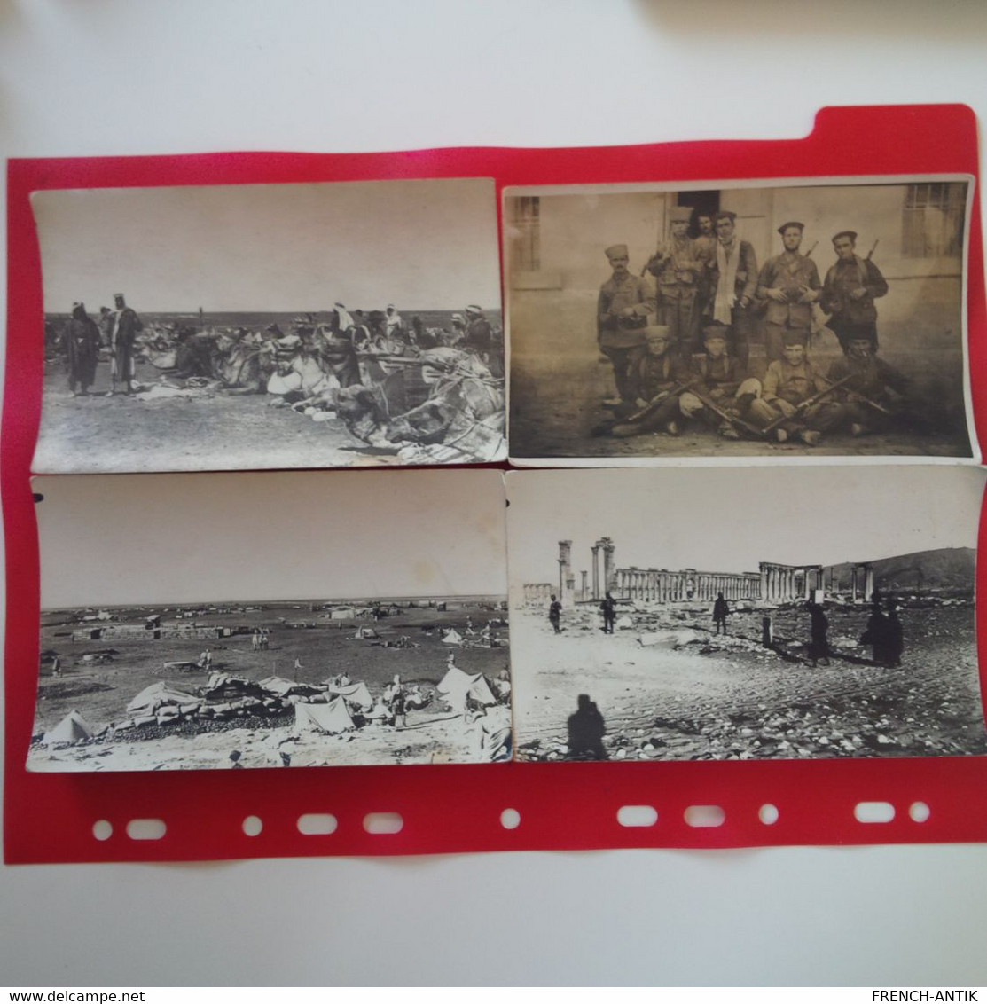 LOT 22 CARTES PHOTOS LIBAN SYRIE MILITRAIRE PENDAISON CHAR AVIATION 1926 PHOTOGRAPHE STIRONI - Lebanon