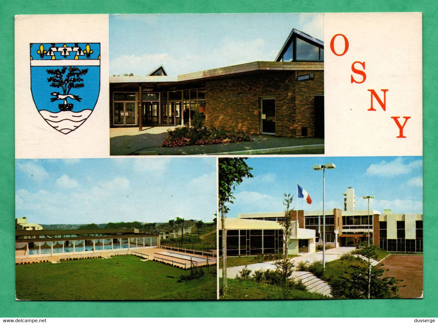 95 Val D ' Oise Osny Carte Postale Multivues - Osny