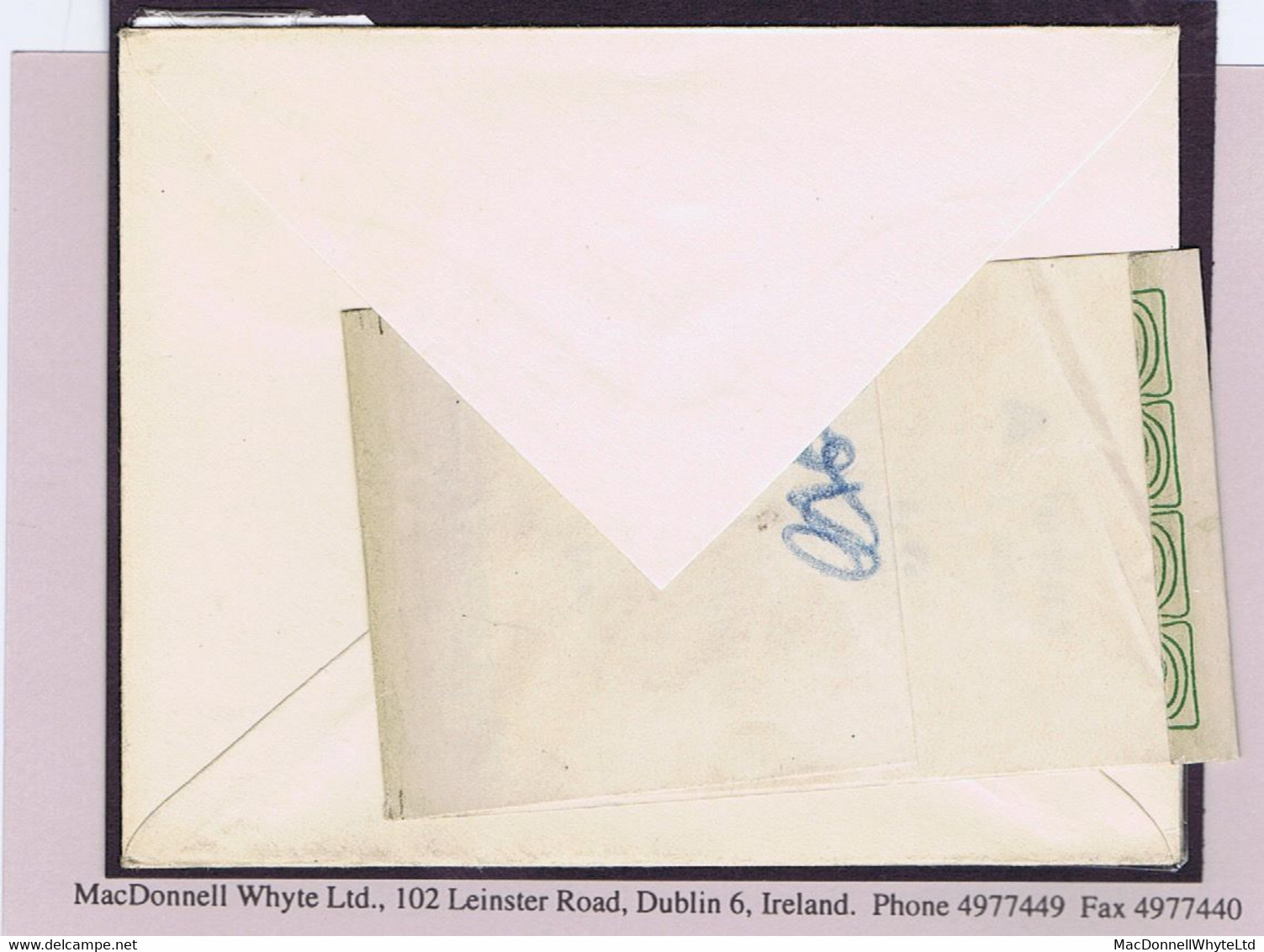 Ireland 1925 Envelope 2d Green Sharp Flap Commercial Size Unused With Original Wrapper Band 11 X 2d For 2/- - Enteros Postales
