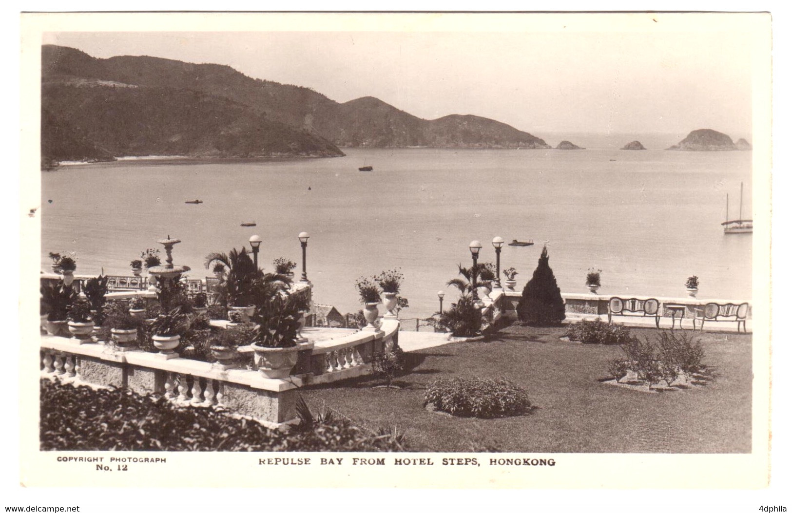 Hong Kong - 1955 - Repulse Bay From Hotel Steps - China (Hong Kong)