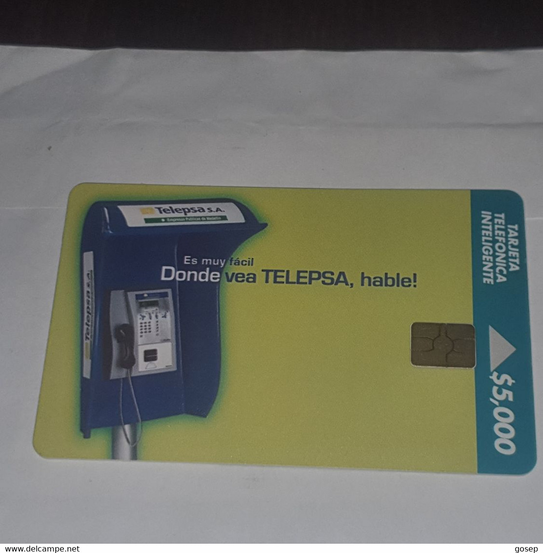 Colombia-(CO-TE-044A)-telephone Talk-(37)-($5.000)-(00487342)-used Card+1card Prepiad Free - Kolumbien