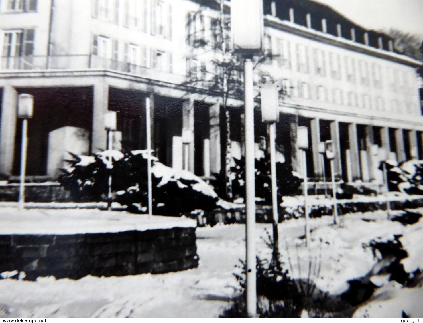 Bad Salzungen - Kurhaus Im Winter - 1962 Echt Foto - Kleinformat - Thüringen - Bad Salzungen