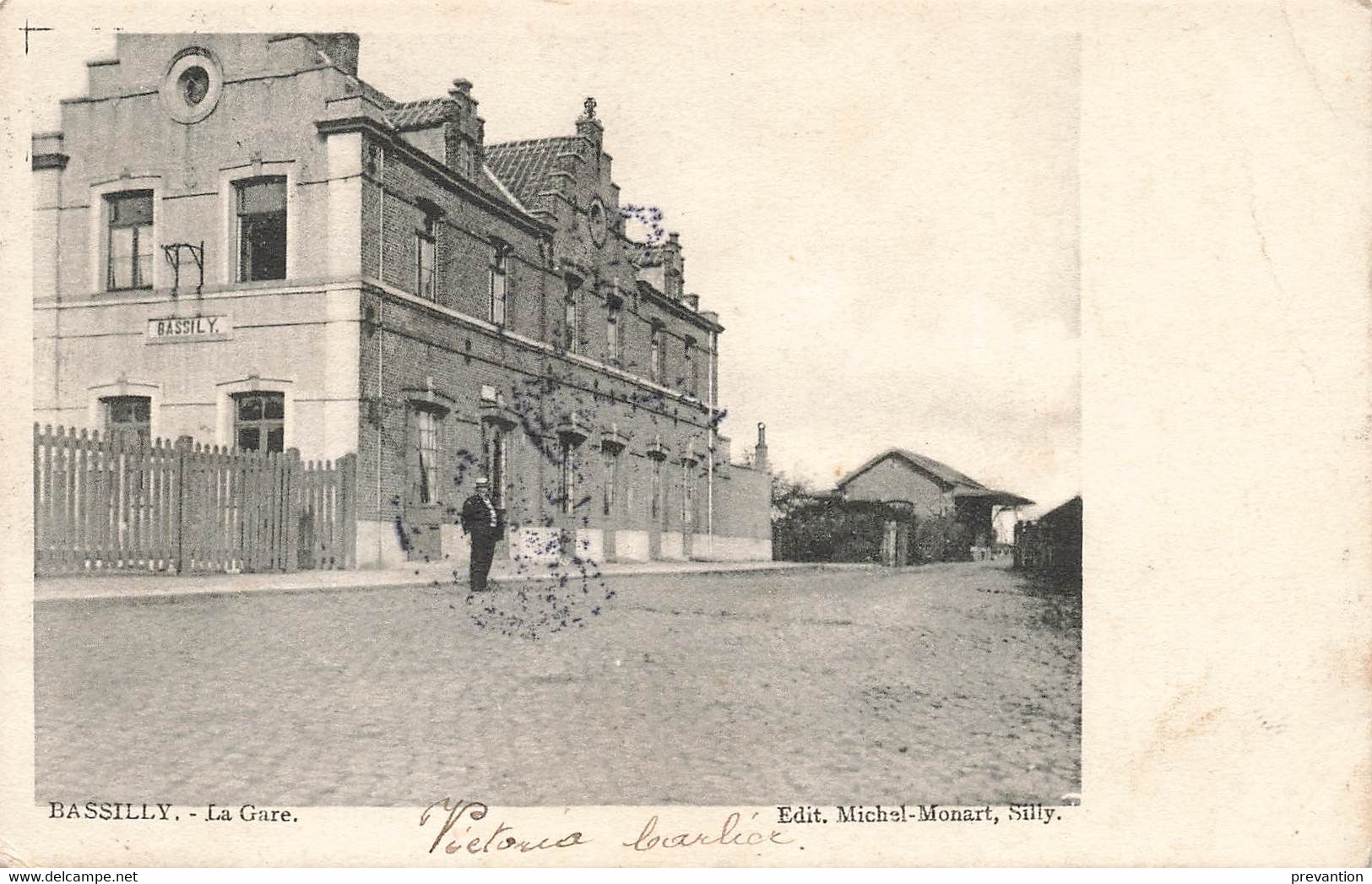 BASSILLY - La Gare - Circulé En 1907 - Silly