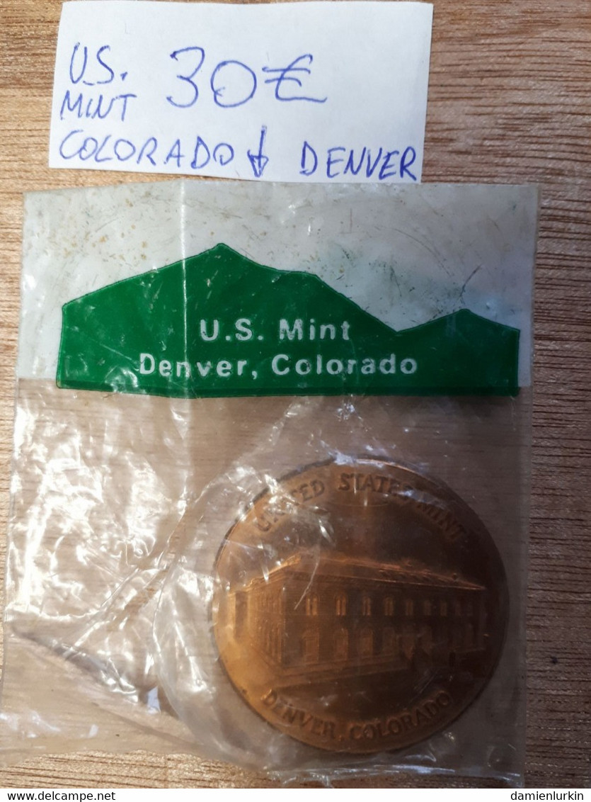 DENVER COLORADO MEDAILLE U.S. MINT 1789 - Professionals/Firms