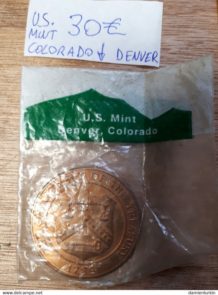 DENVER COLORADO MEDAILLE U.S. MINT 1789 - Firmen