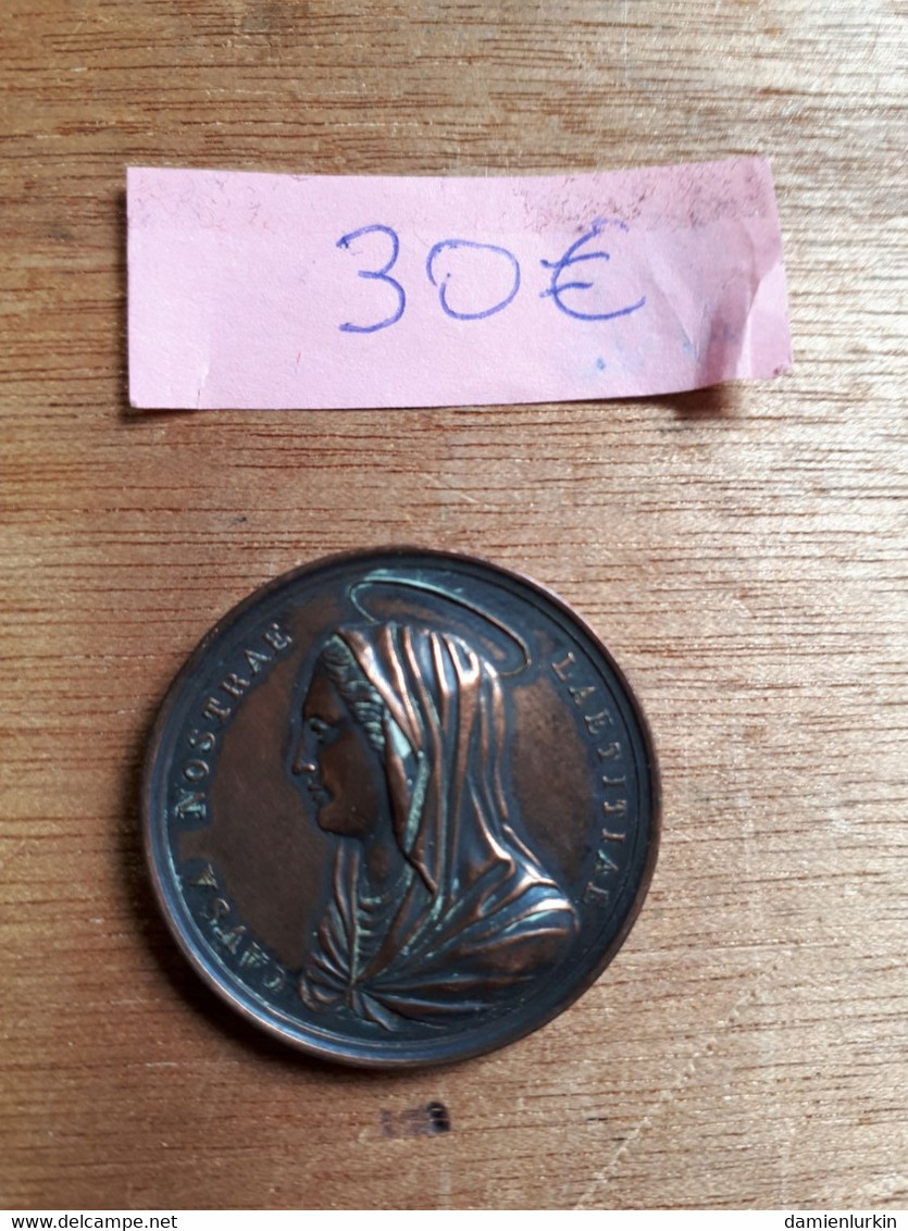 --PROMO 22.50€-- ITALIE ROME MEDAILLE PIVS IX CUIVRE SPLENDIDE !  --LIRE DESCRIPTIF-- - Monarchia/ Nobiltà