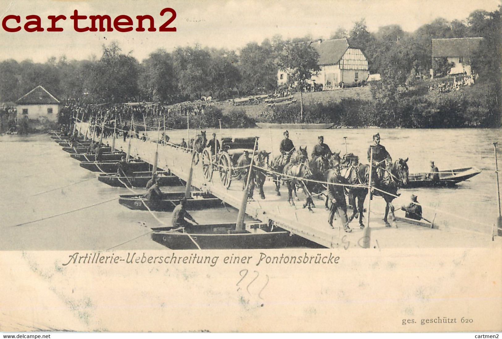 ARMEE SUISSE CAVALLERIE PONTONSBRUCKE AARBERG CACHET MILITARIA GENIE CONSTRUCTION PONT ENVOI A ORBE 1900 - Orbe