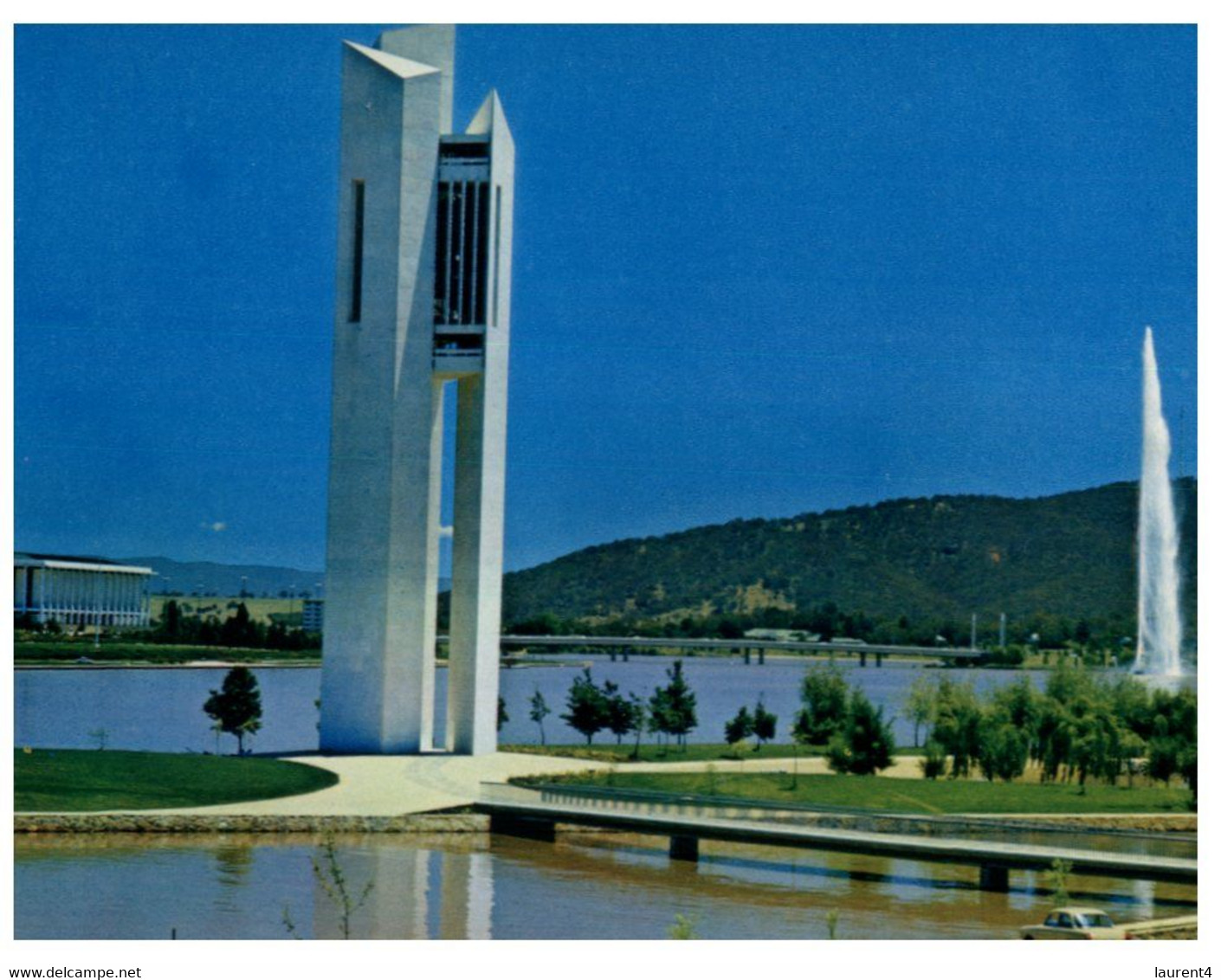 (NN 5) Australia - ACT - National Carillon (clcok) & Library At Lake Buley Griffin - Canberra (ACT)