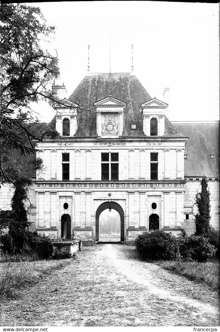 PN - 141 - INDRE ET LOIRE - CHAMPIGNY SUR VEUDE - Porte D'entrée Est - Original Unique - Plaques De Verre