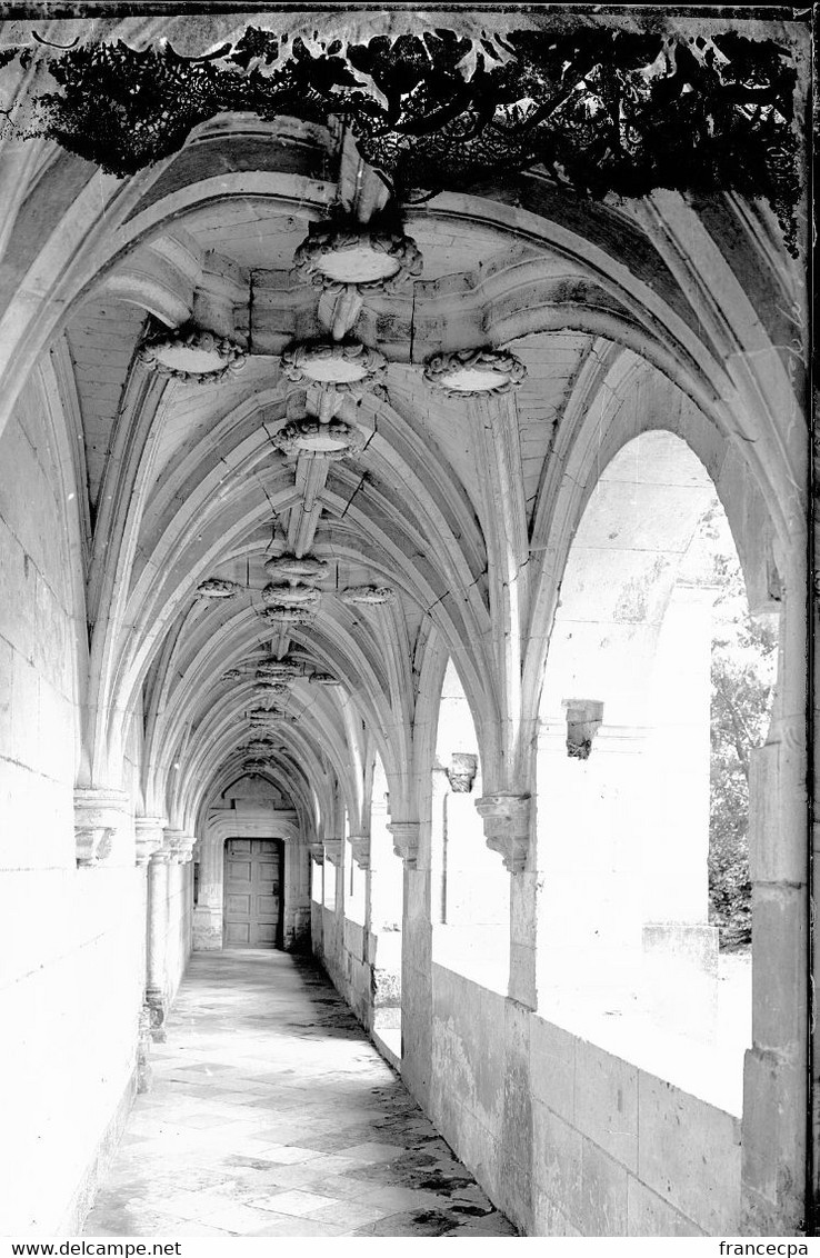 PN - 145 - INDRE ET LOIRE - CHAMPIGNY SUR VEUDE - Cloître De La Chapelle - Original Unique - Plaques De Verre