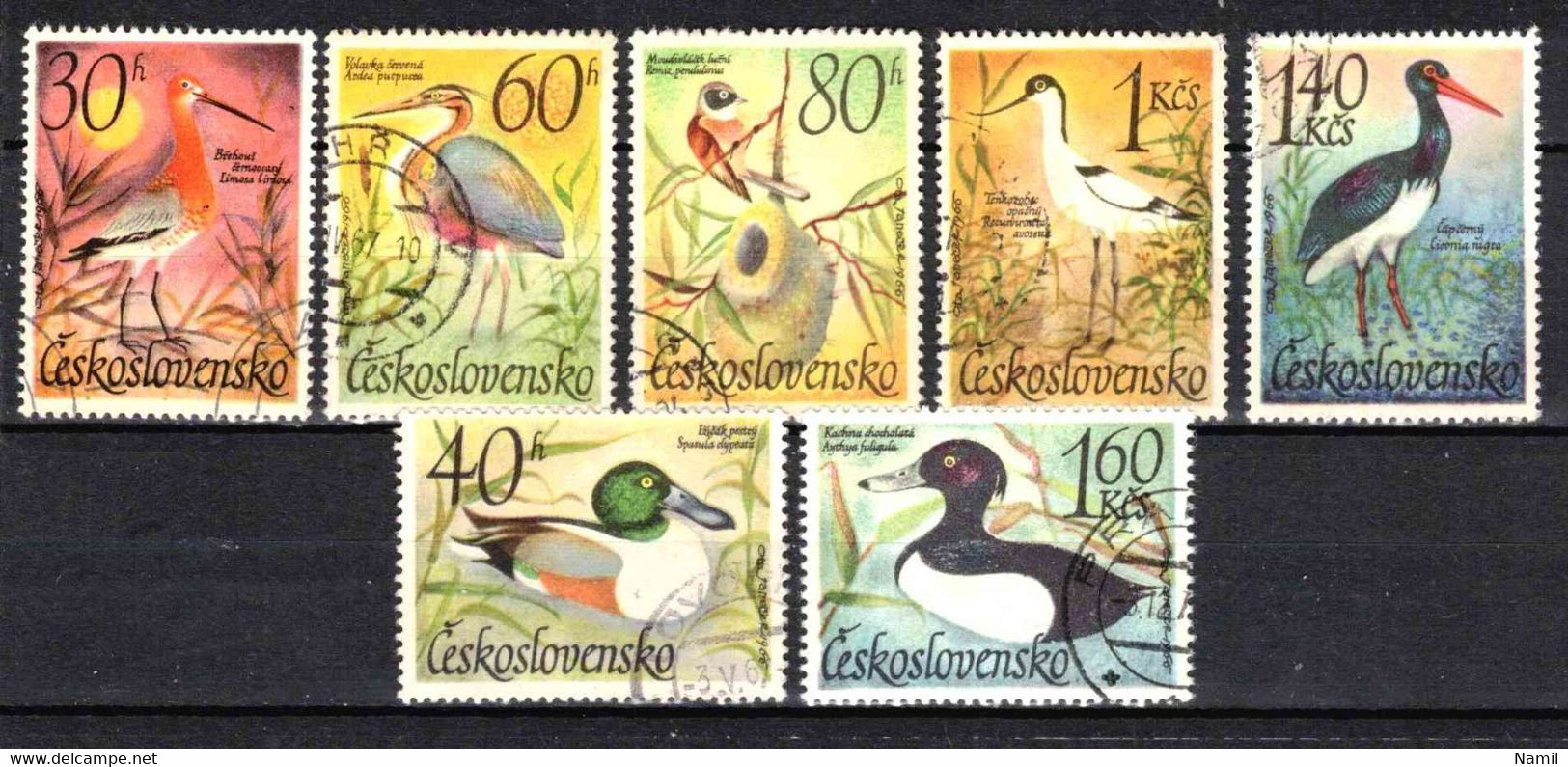 Tchécoslovaquie 1967 Mi 1681-7 (Yv 1543-9), Obliteré - Gebraucht