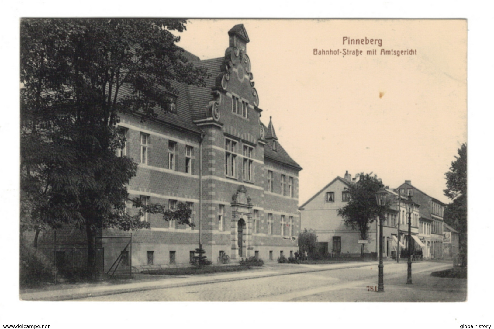 DG1672 - PINNEBERG - BAHNHOF STRAßE Mit AMTSGERICHT - Pinneberg