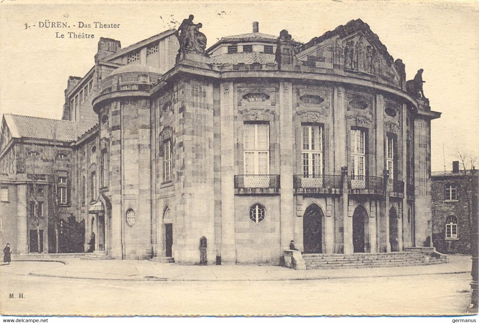 GUERRE 14-18 OCCUPATION Allemagne RÉGIE DES CHEMINS DE FER DES TERRITOIRES OCCUPÉS Gare De DÜREN - Guerra Del 1914-18