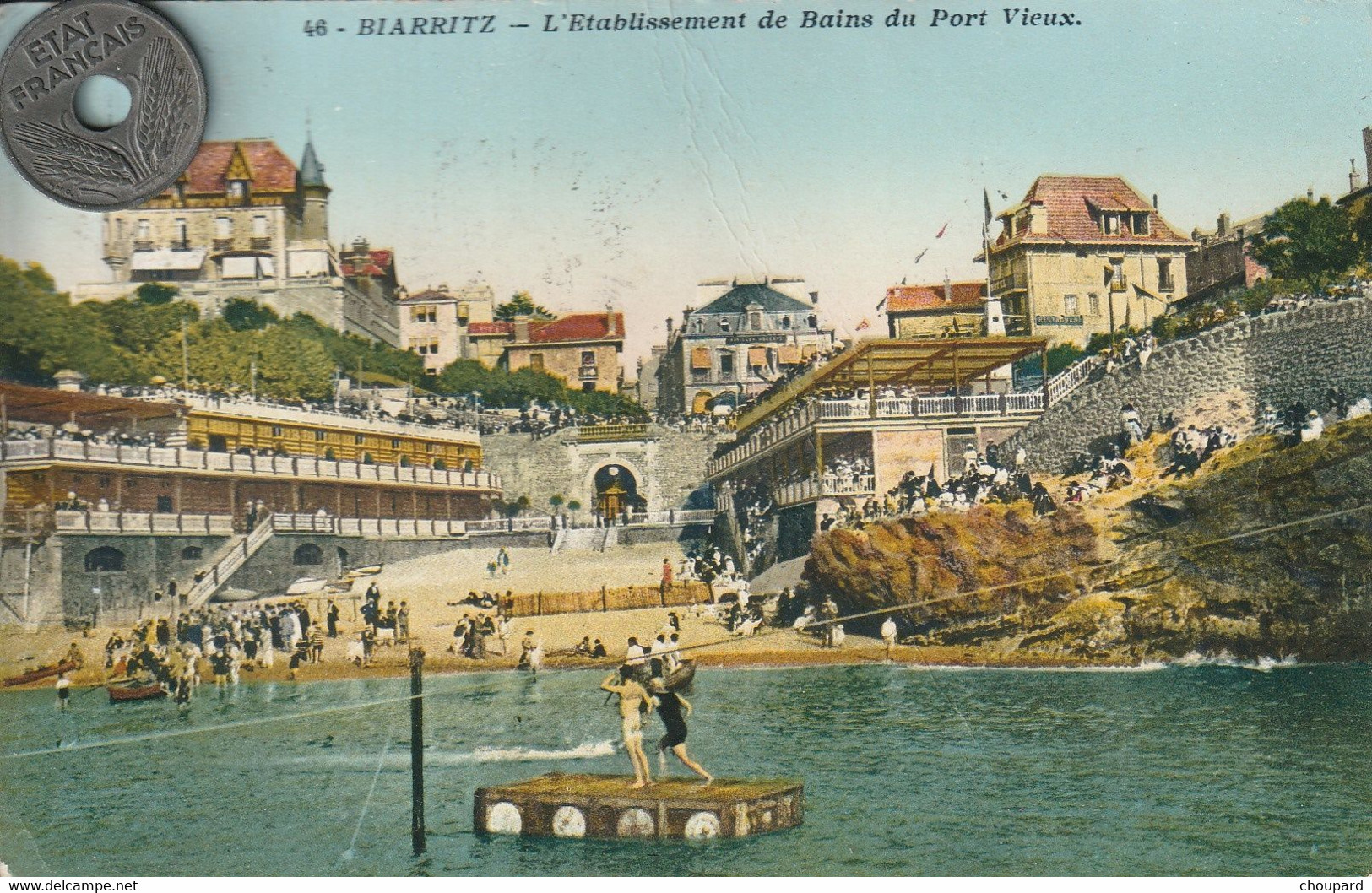 64 - Carte Postale Ancienne De  Biarritz   Le Port Vieux - Biarritz