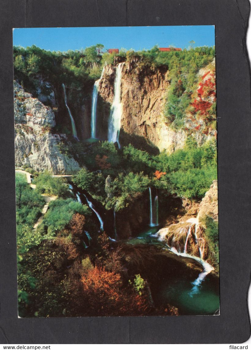 101270   Jugoslavia,  Plitwitzer  Seen,  Wasserfall  Plitvitz,  VG - Yugoslavia