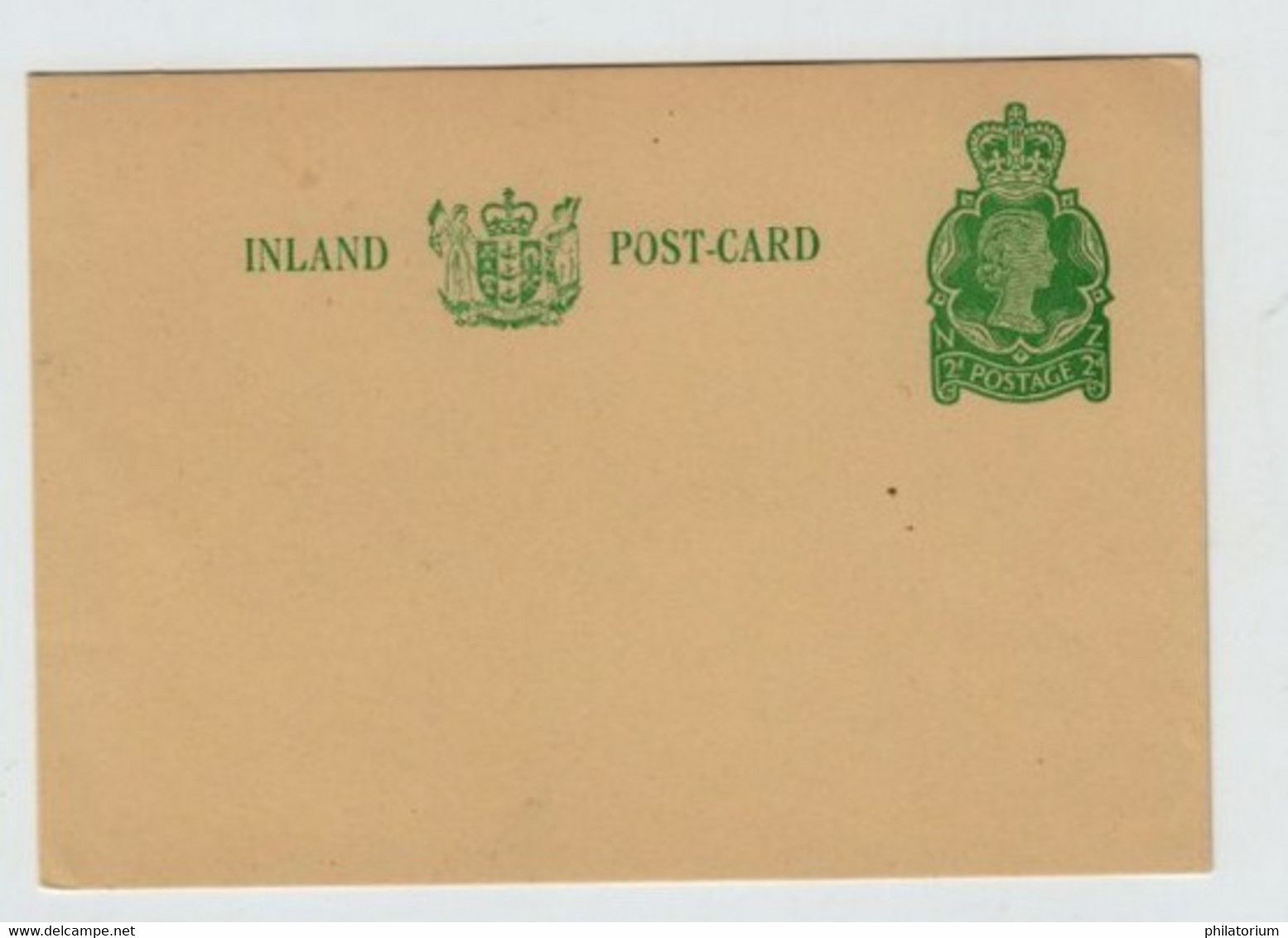 Nouvelle Zélande, Carte Entier Postal ** 2d Pour L'intérieur, émission De 1958, QEII - Postal Stationery