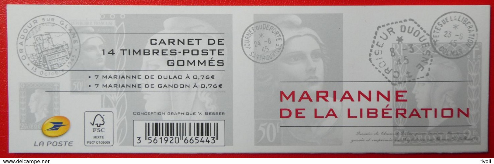 CARNET NEUF  - 2015  N° YVERT 1522 ADHESIFS ( 14 TIMBRES  à 0,76e ) Neuf **  MNH Cote 36e - Autres & Non Classés