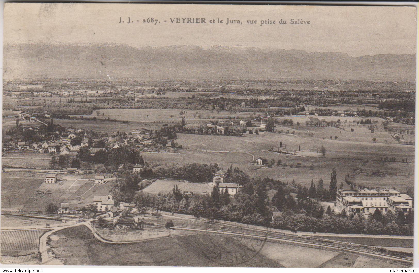 SUISSE - VEYRIER ET LE JURA - VUE PRISE DU SALEVE - Veyrier