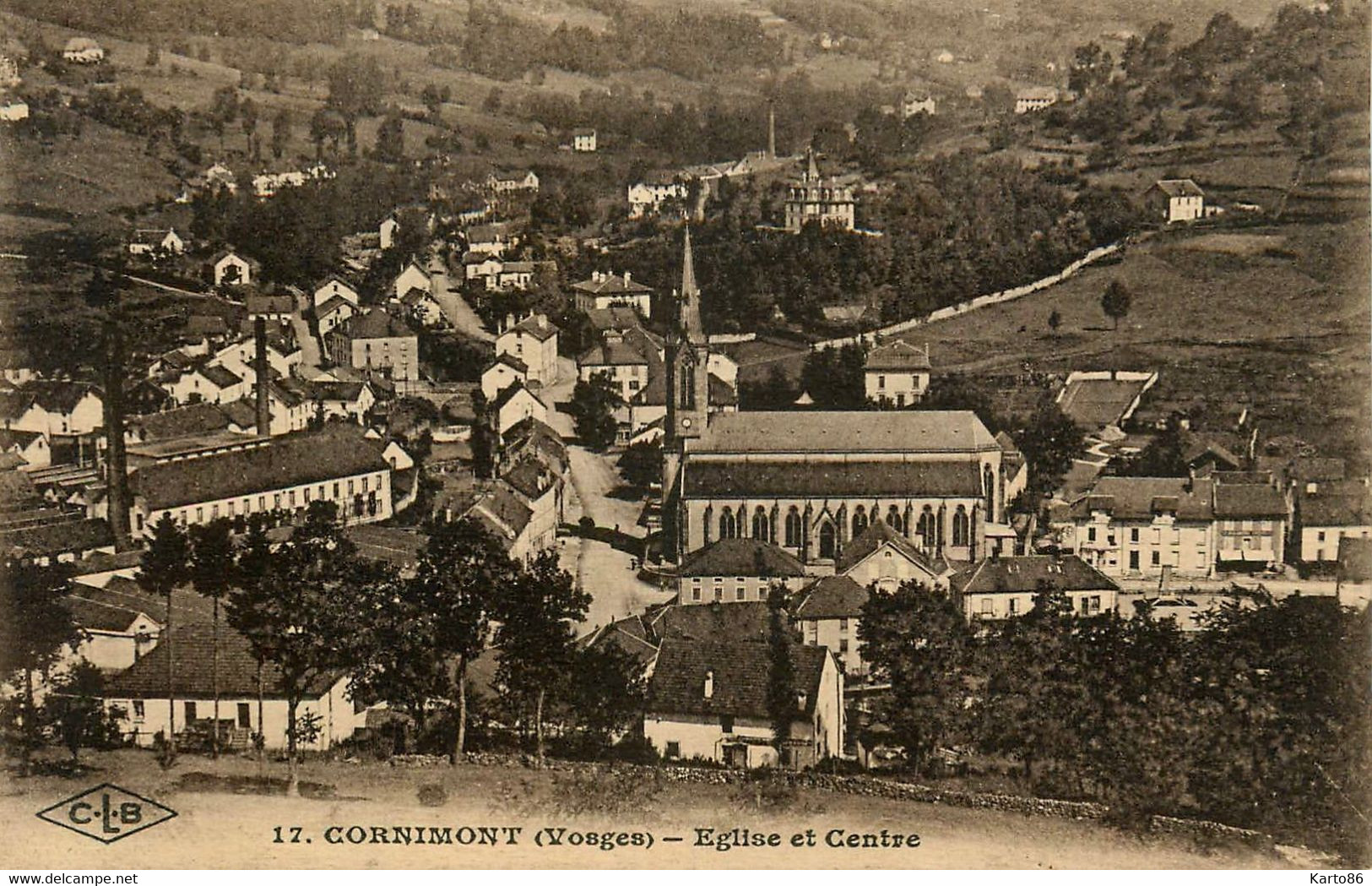 Cornimont * Centre Du Village Et église * Usine - Cornimont