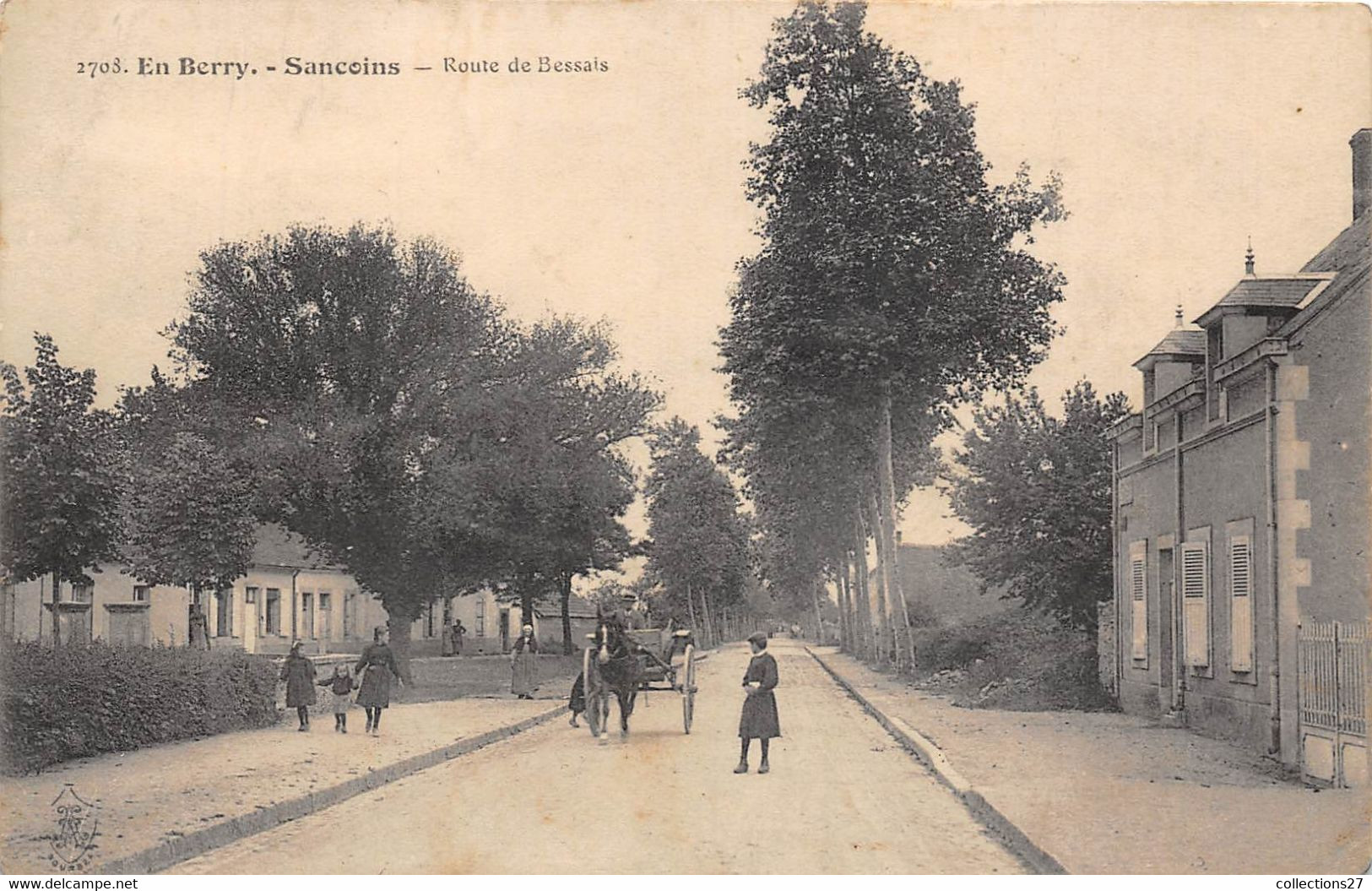 18-SAINCOIN- ROUTE DE BESSAIS - Sancoins