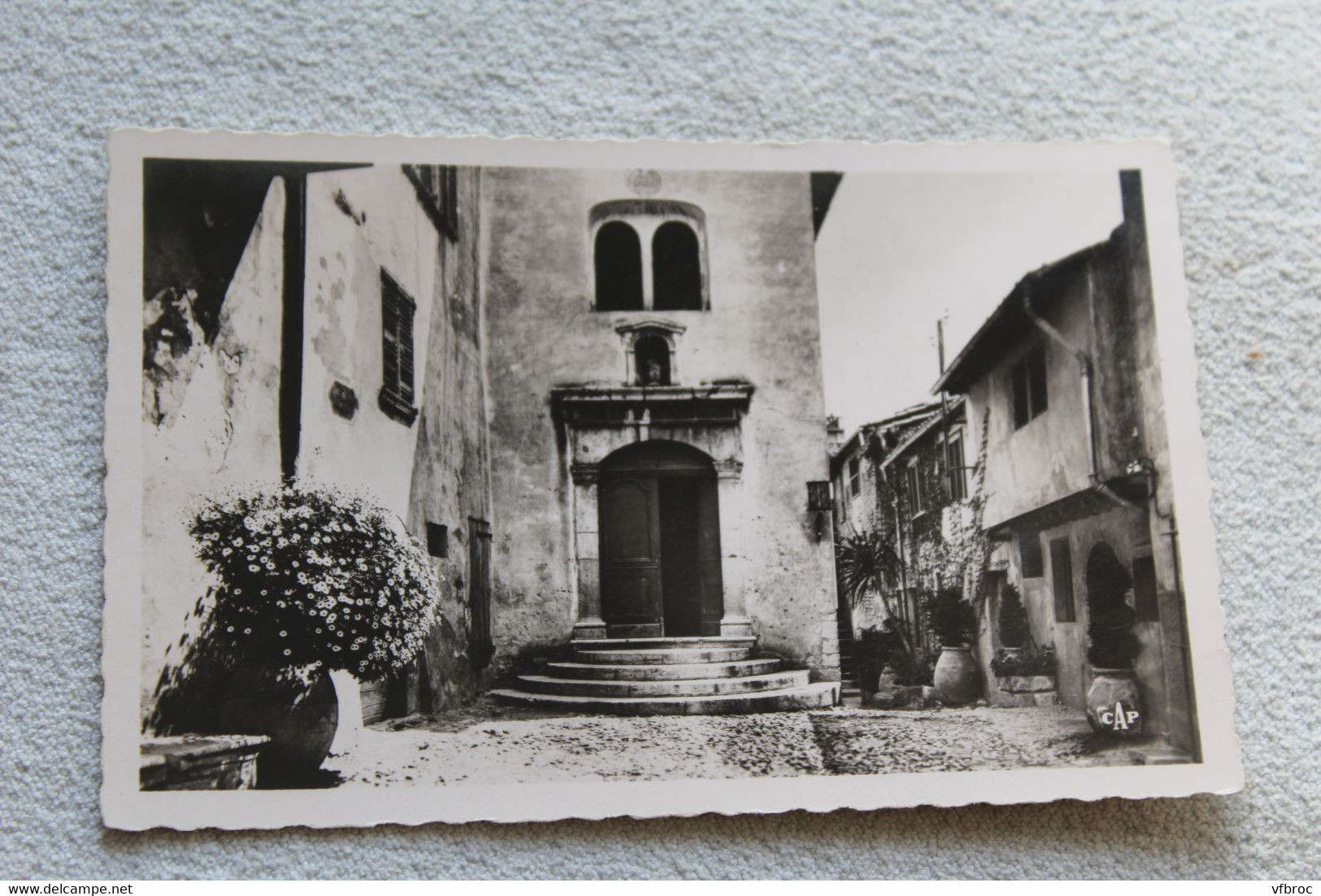 Cpsm, Cagnes Sur Mer, L'église Du Château, Alpes Maritimes 06 - Cagnes-sur-Mer