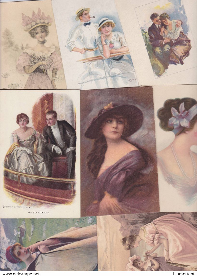 Lot 2925 De 10 CPA Femme Woman Girl Glamour Déstockage Pour Revendeurs Ou Collectionneurs - 5 - 99 Cartes