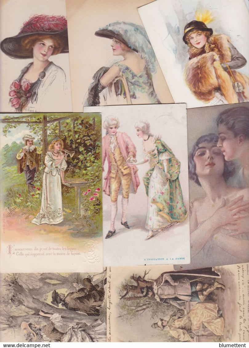 Lot 2926 De 10 CPA Femme Woman Girl Glamour Déstockage Pour Revendeurs Ou Collectionneurs - 5 - 99 Cartes