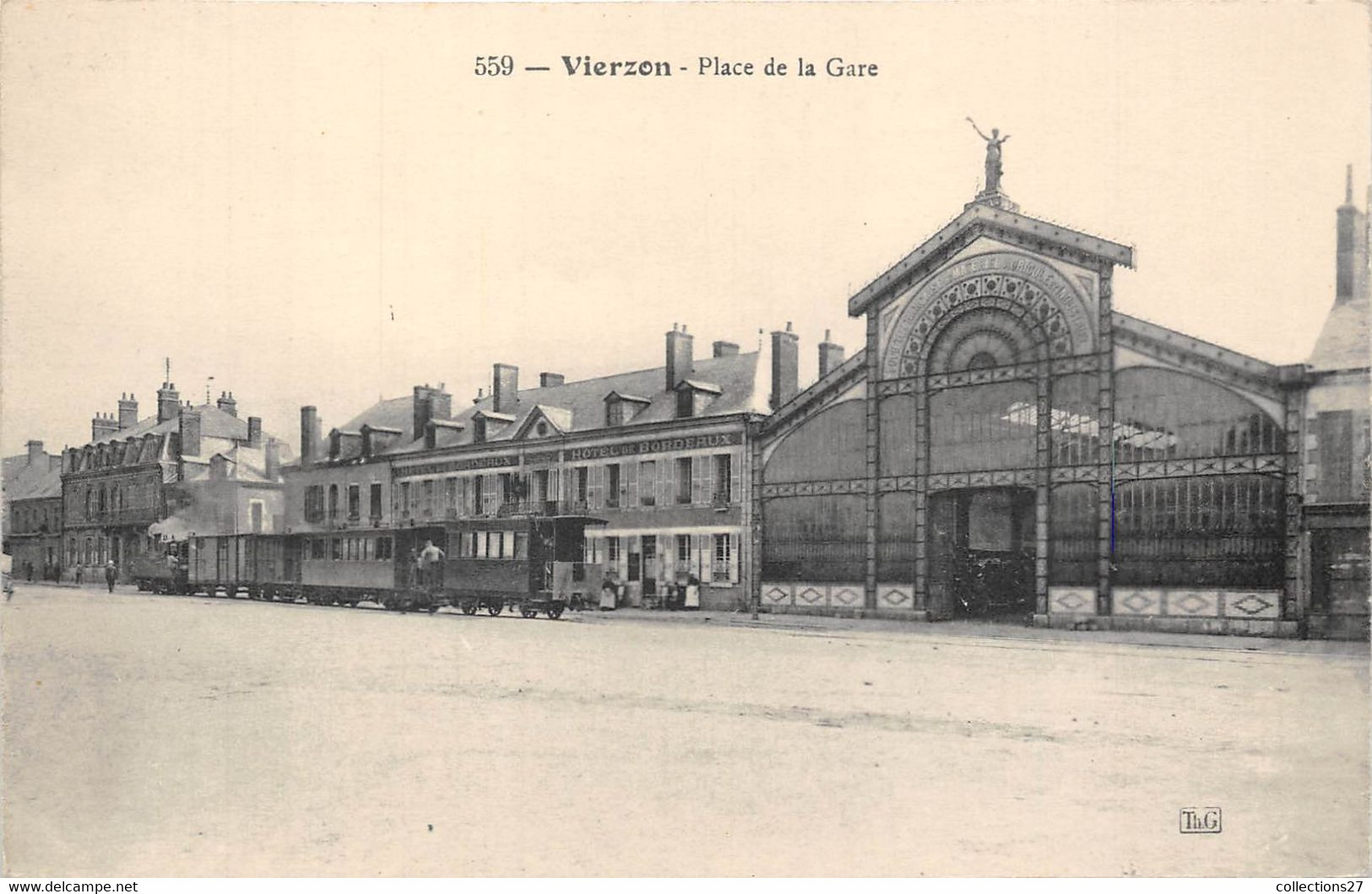 18-VIERZON- PLACE DE LA GARE - Vierzon