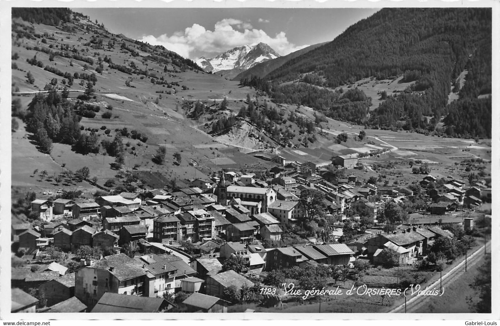 Vue Générale D'Orsières (Valais) - Orsières