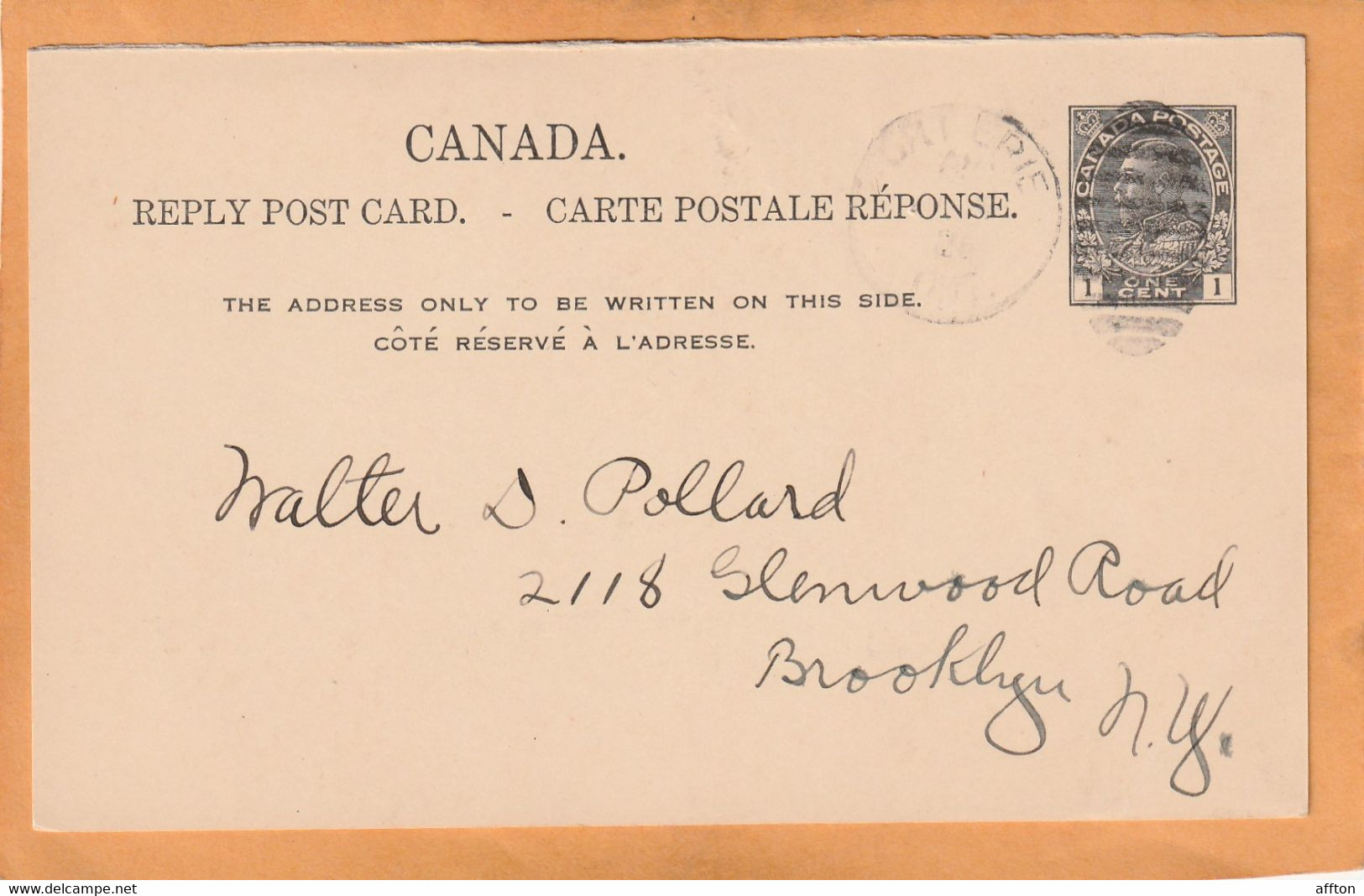 Canada Old Card Mailed - 1903-1954 Kings