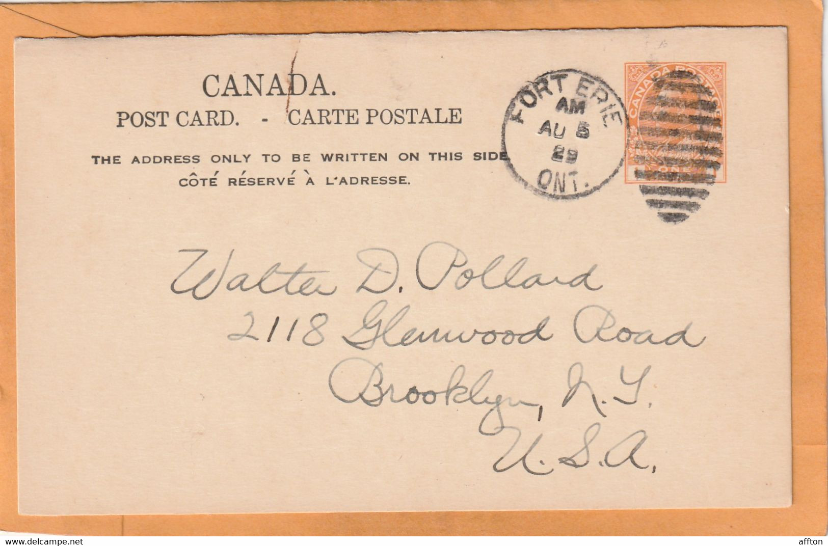 Canada Old Card Mailed - 1903-1954 Kings