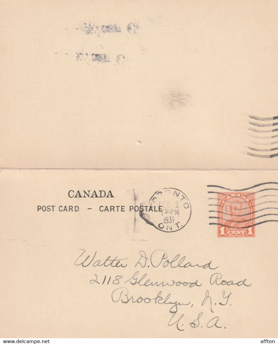 Canada Old Card Mailed - 1903-1954 De Koningen