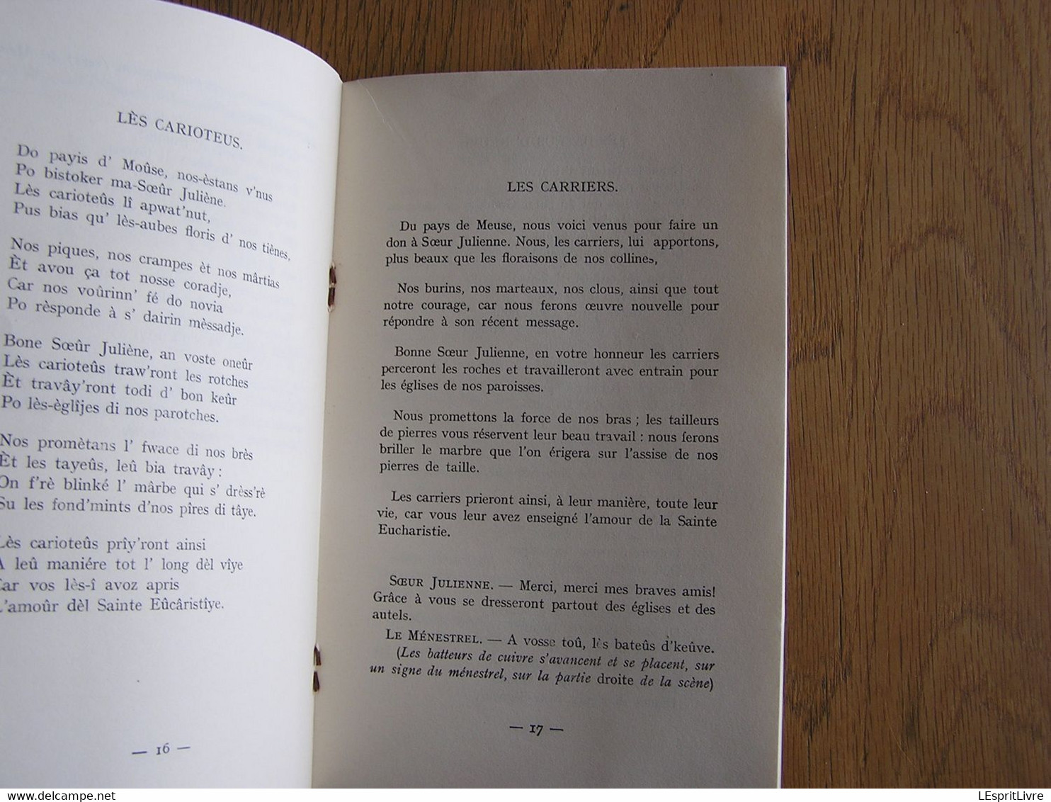 LI DJESSE DA SINTE JULIENE La Geste De Sainte Julienne 1246-1946 Ville De Fosses Centenaire Fête De Dieu Régionalisme - Belgique