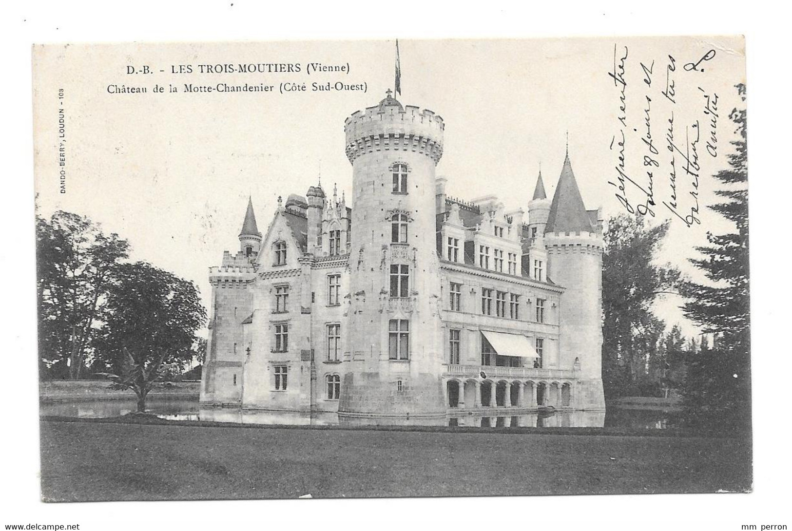 (30103-86) Les Trois Moutiers - Château De La Motte Chandenier - Les Trois Moutiers